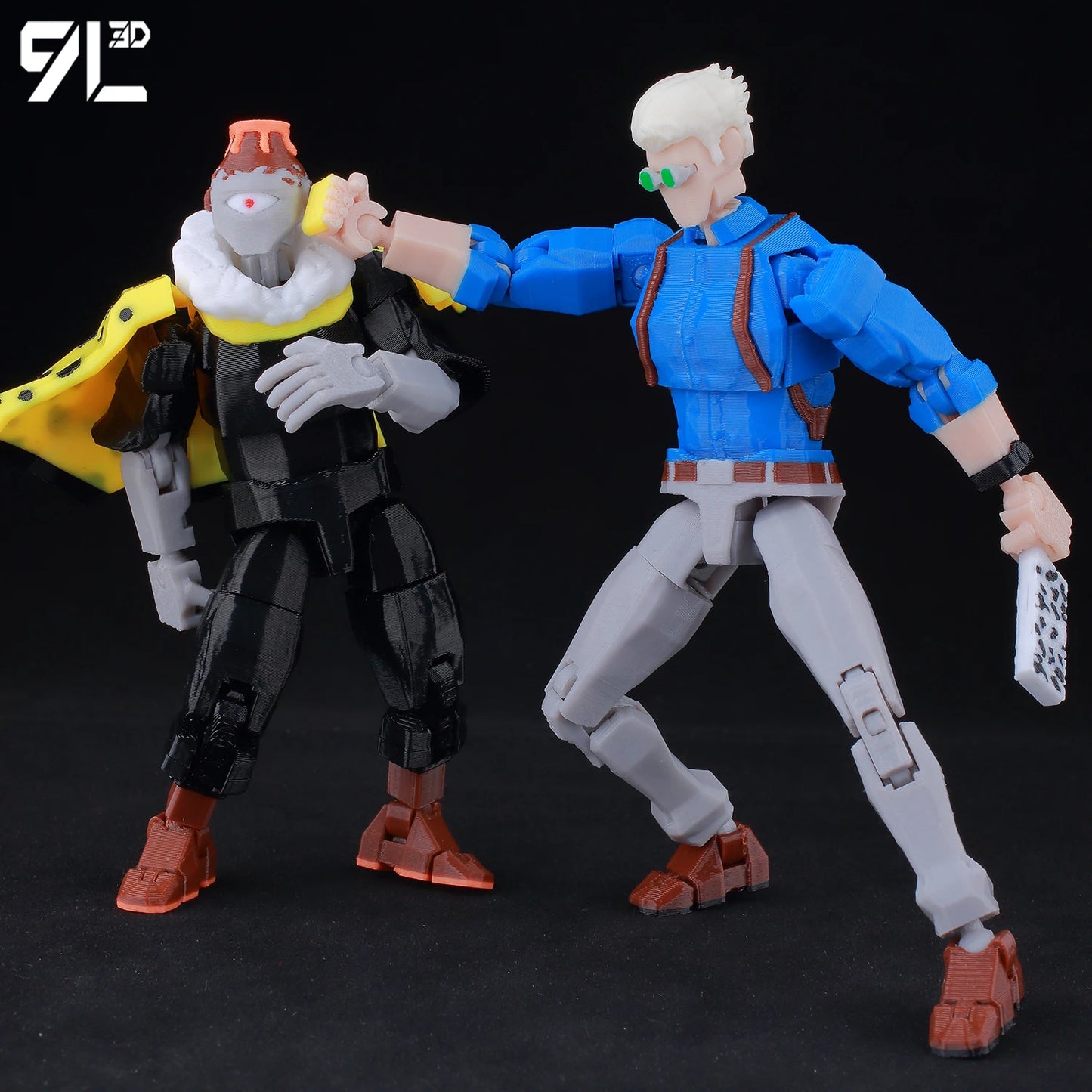 **** 9L3D Printed Jujutsu Kaisen Action Figures Sukuna Yuji Yuta Gojo