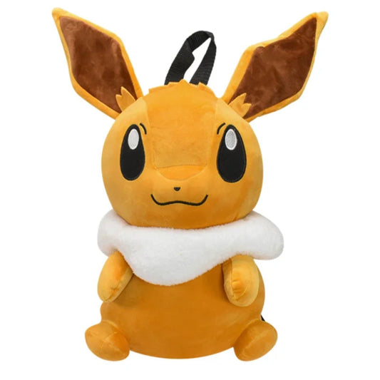 Eevee Plush Backpack – 24" Oversized Pokemon Plush Bag for Fans, Kids & Cosplay