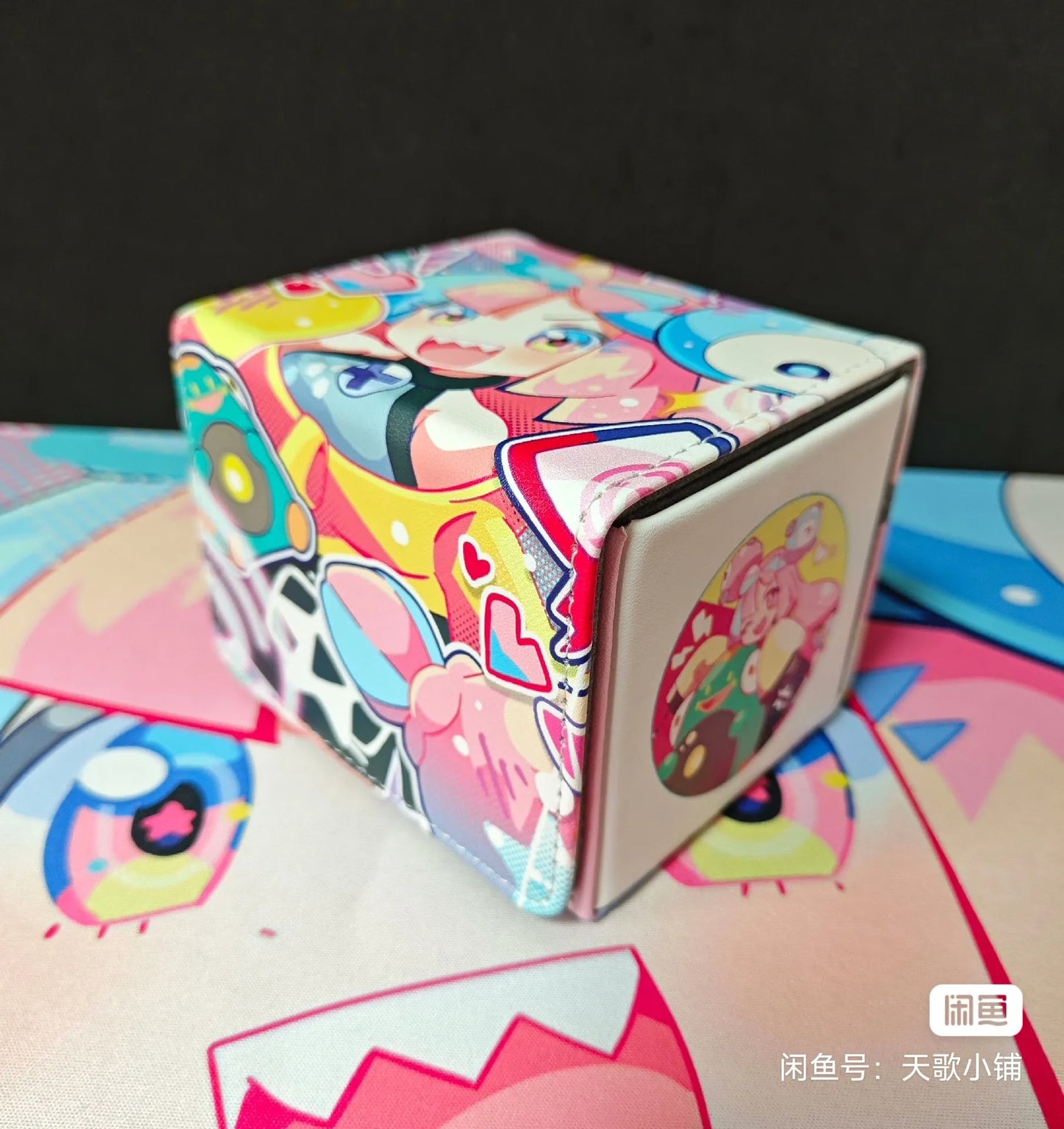 Pokemon Lono Deck Box Cute Anime Girl PTCG Trading Card Storage Case