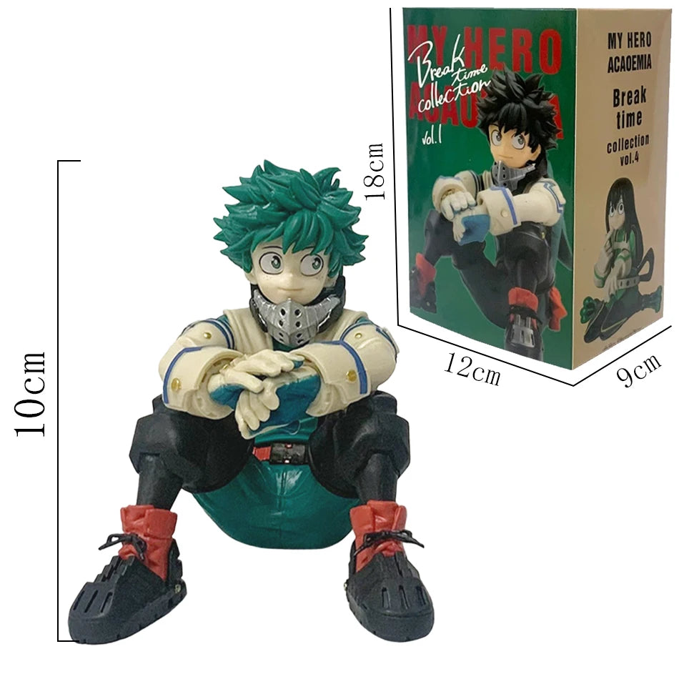 **** 10cm Q Version My Hero Academia Figures Midoriya Bakugou Ochaco Kids Gift