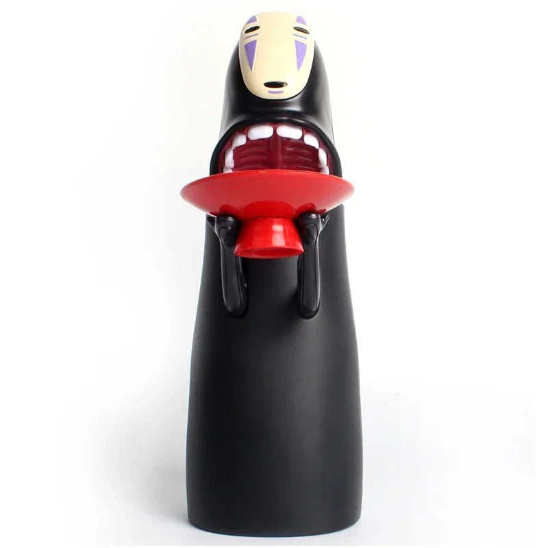 Japanese Anime No Face Man Piggy Bank Automatic Coin Collector Figure