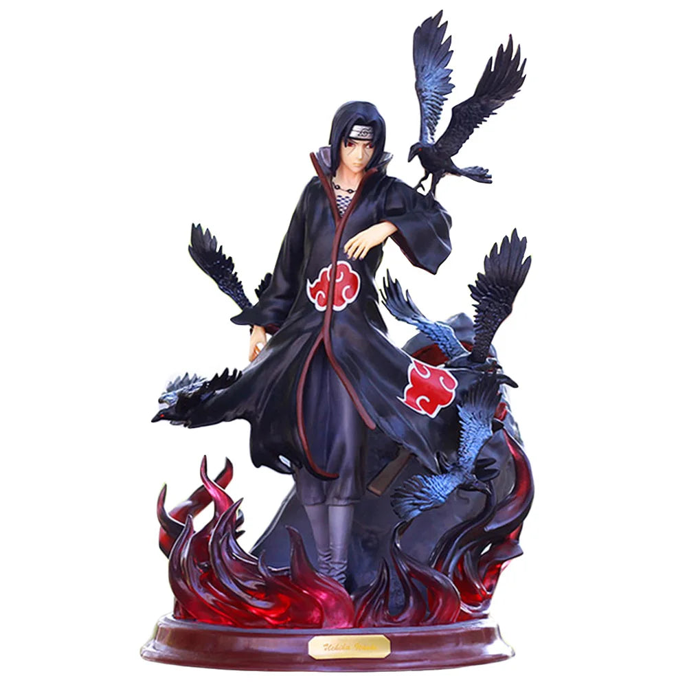 Naruto Uchiha Itachi Figure 11.5-Inch Naruto Shippuden PVC Crow Statue