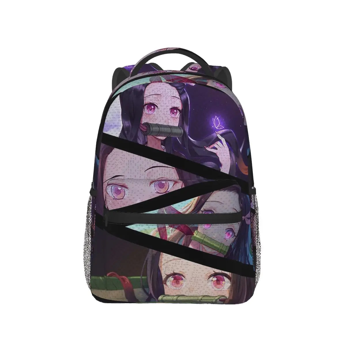Nezuko Kimono Demon Slayer Anime Backpack Kids School Travel Rucksack
