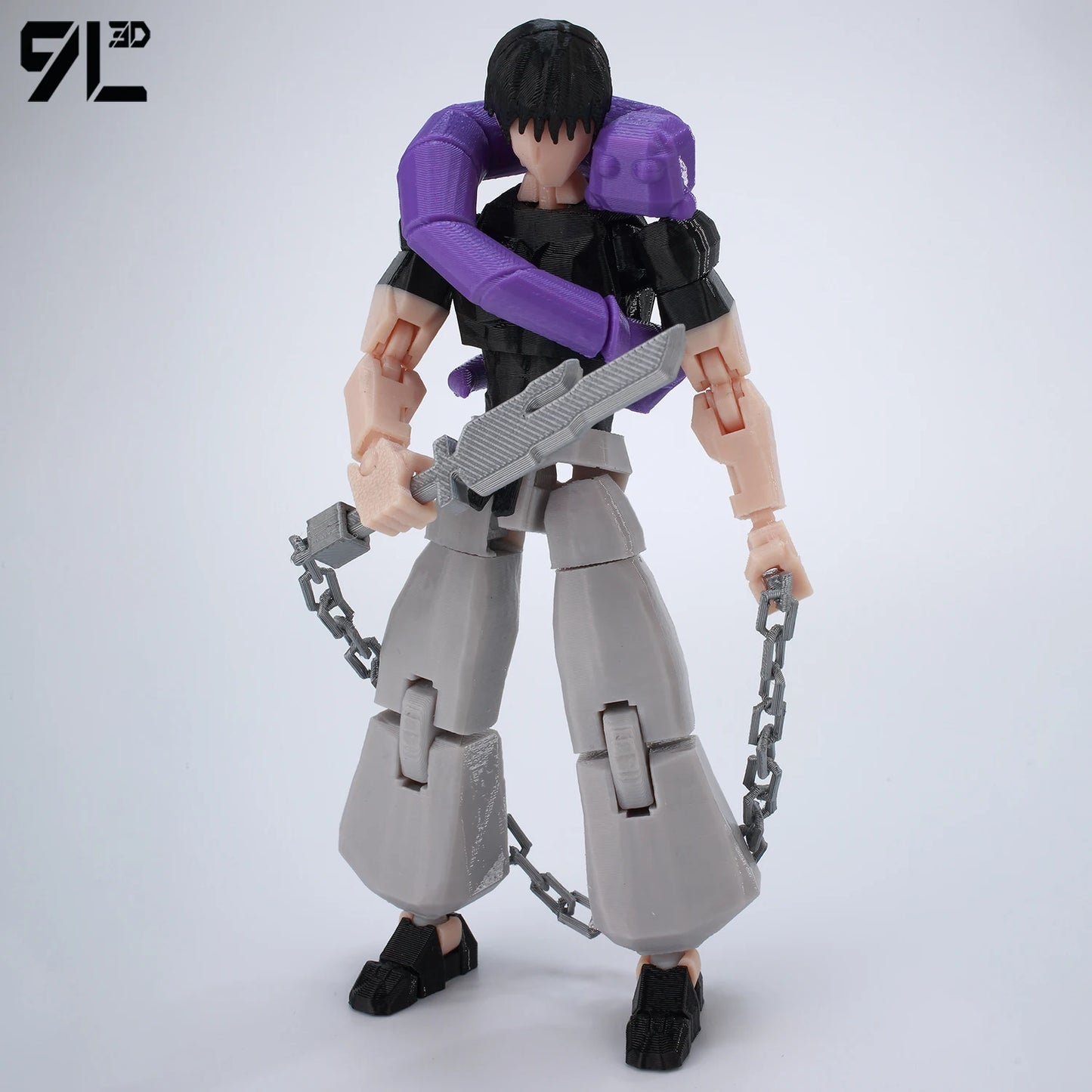 **** 9L3D Printed Jujutsu Kaisen Action Figures Sukuna Yuji Yuta Gojo