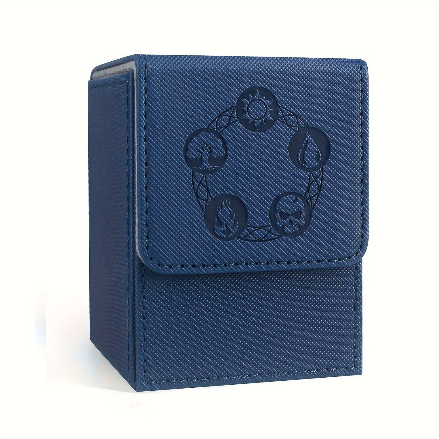 100+ Card Deck Box PU Leather Magnetic Case for TCG MTG Pokémon Yugioh