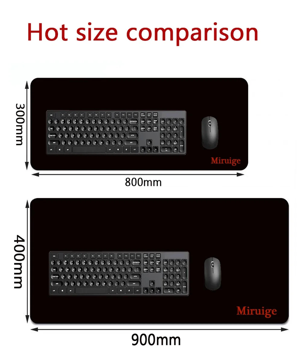 Magic Girl Cute XXL Mouse Pad Large Kawaii Desk Pad for Office Gaming