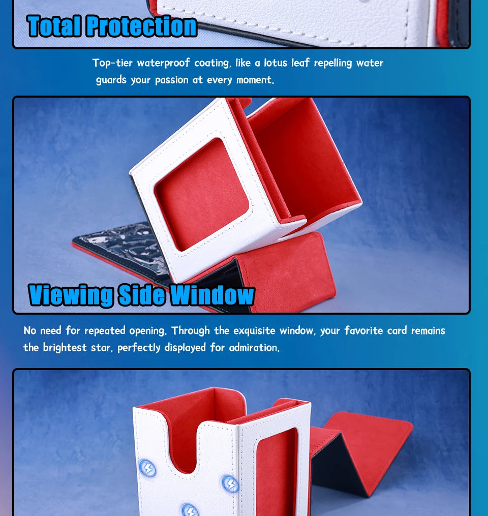 The Lightless Shadow Yugioh TCG Deck Box Magnetic PU Leather Storage