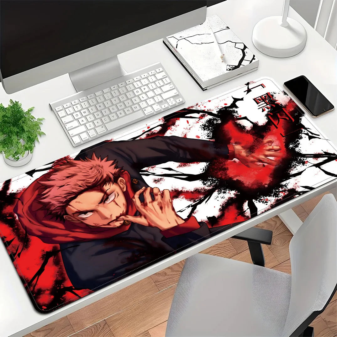 Jujutsu Kaisen Large Mouse Pad Non Slip Gaming Desk Mat Anime Design