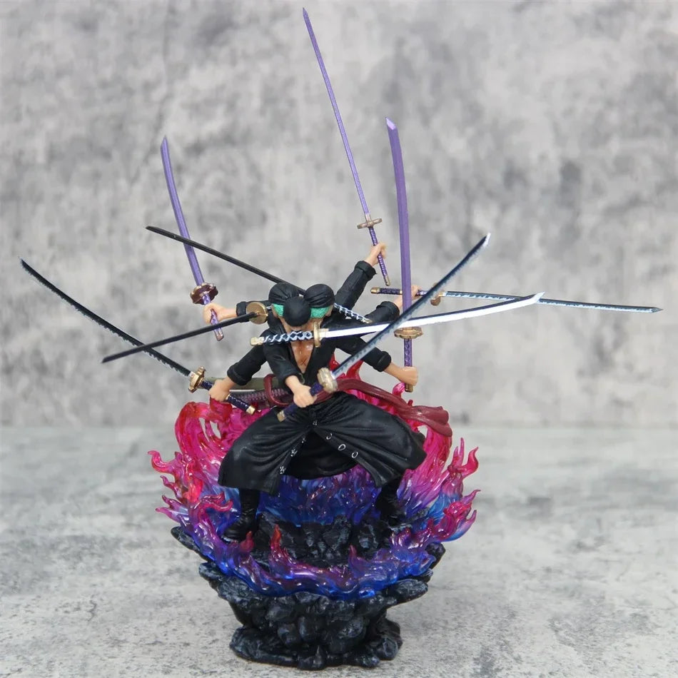 5.9" Asura Zoro Figure – One Piece PVC 9-Sword Style Statue