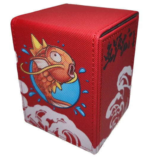 DIY Magikarp Card Storage Box TCG Cartoon Leather Anime Gift