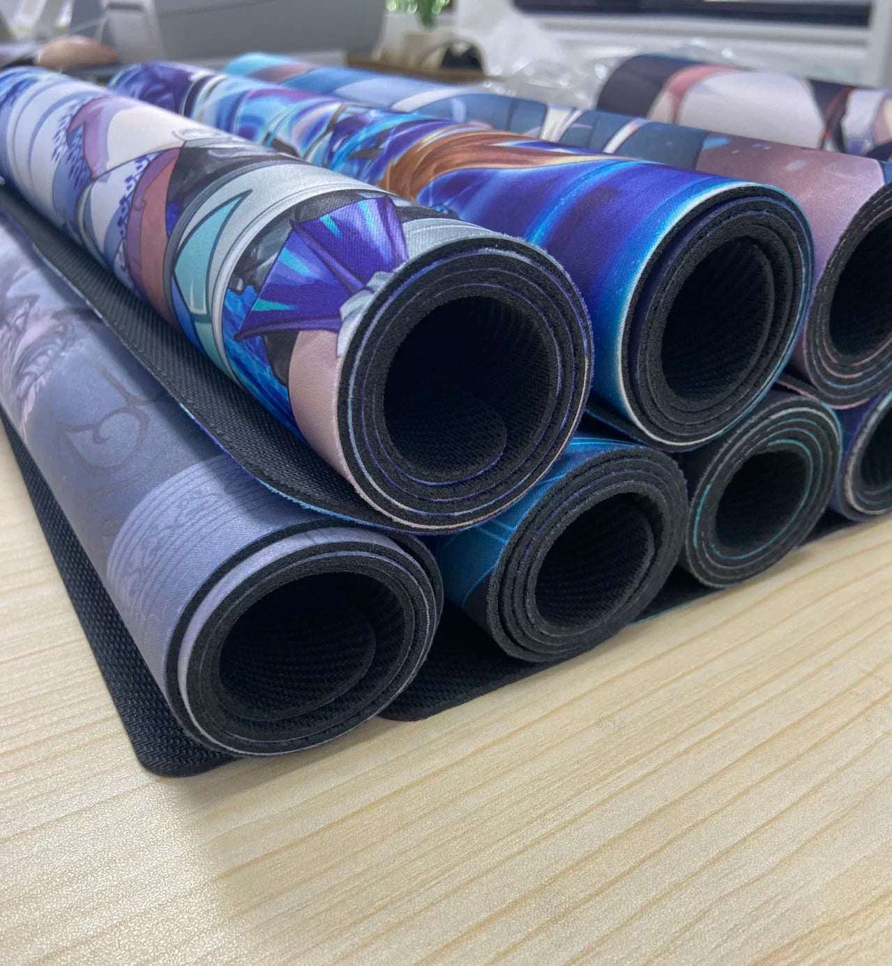 YuGiOh Dark Magician Girl TCG Playmat Rubber Mouse Pad Gaming Mat