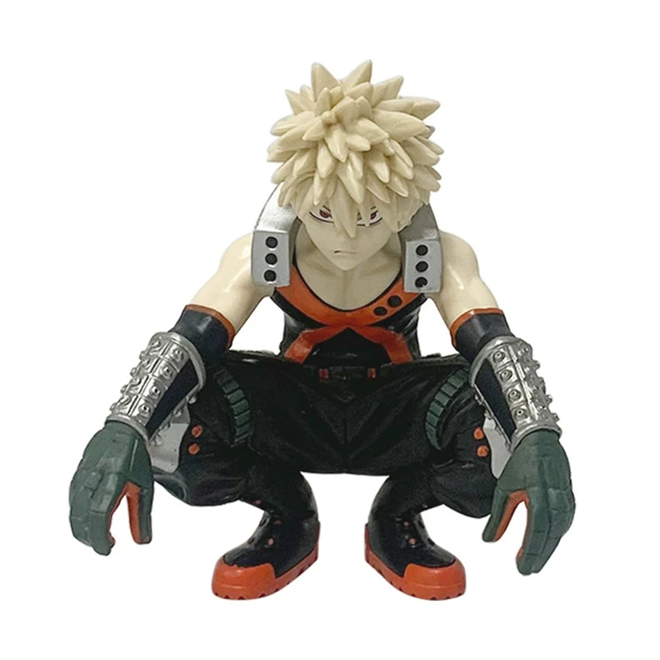 **** 10cm Q Version My Hero Academia Figures Midoriya Bakugou Ochaco Kids Gift