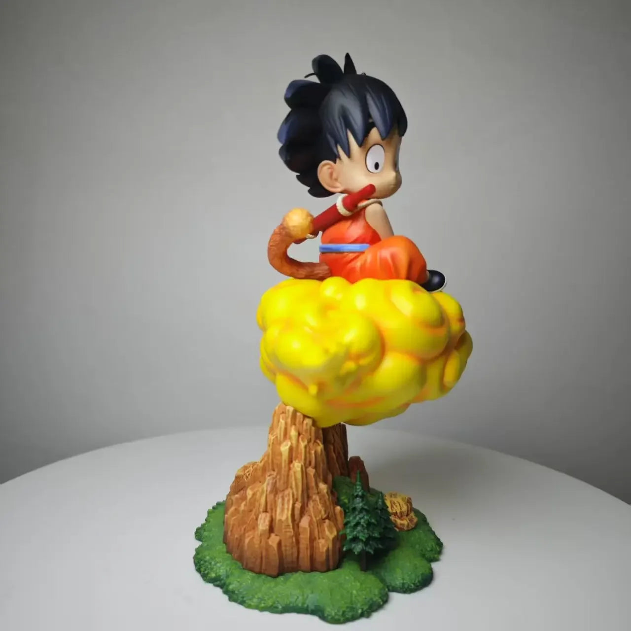 **** In Stock 20cm Dragon Ball Goku PVC Action Figure Sitting on Cloud