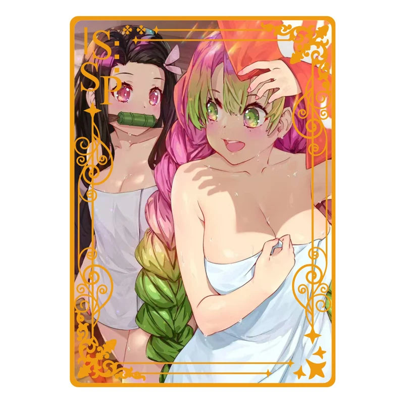 Goddess Story Metal Card Anime Swimwear Girl Collection