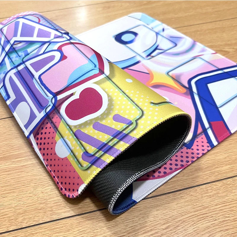 600X300X2Mm PTCG Trainer Nessa Iono Anime Card Mat Waterproof Rubber Pad