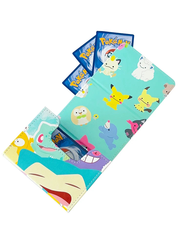 Big Size Anime Pokemon Figure Deck Box TCG Storage 110+ Cards