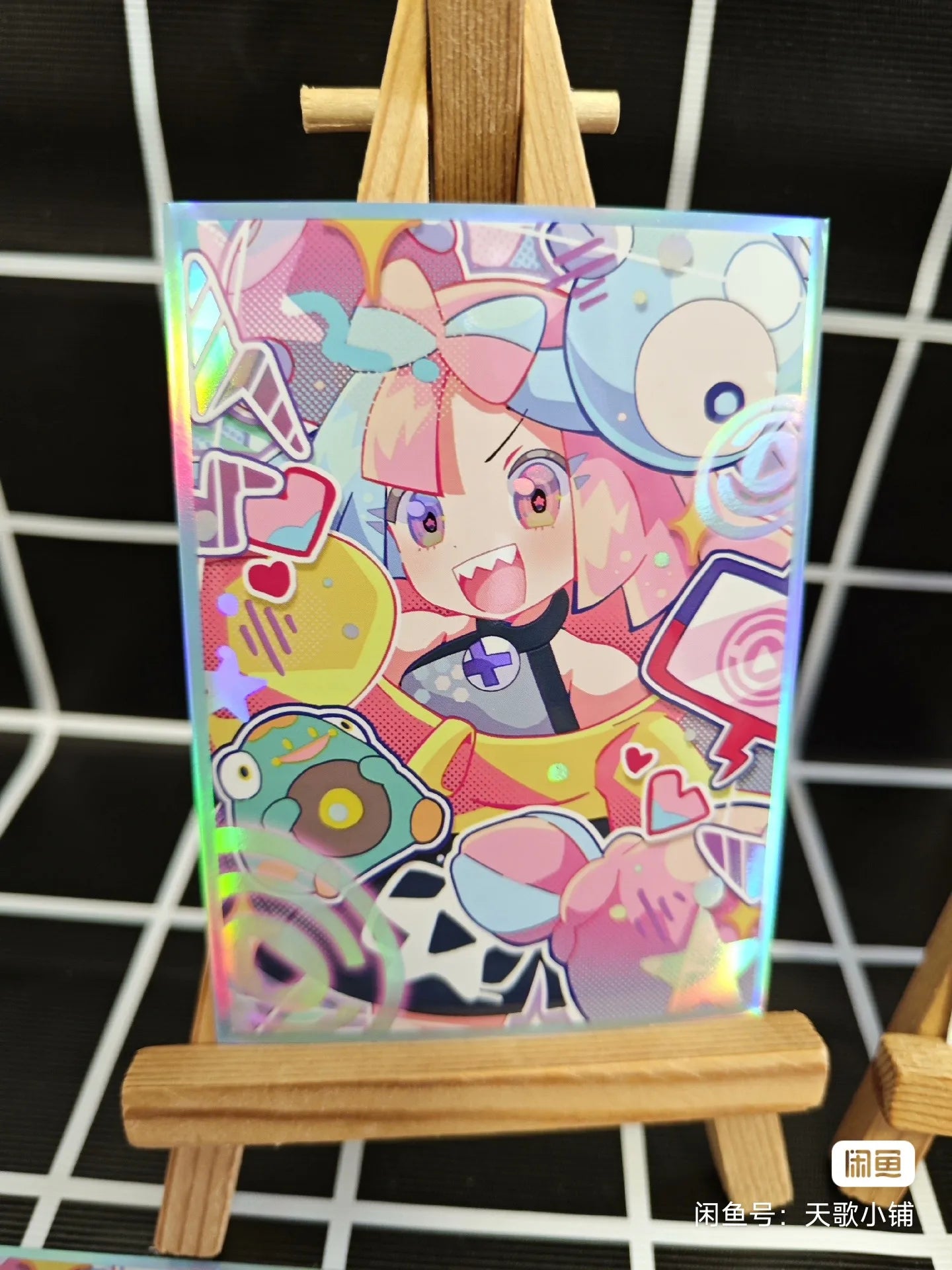 Pokemon Lono Deck Box Cute Anime Girl PTCG Trading Card Storage Case