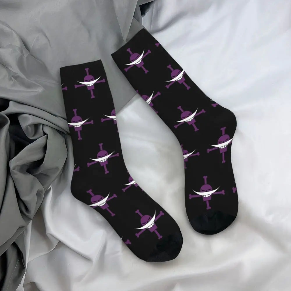 Fashion Men's Anime Socks Tony Tony Chopper Luffy Zoro Law Unisex Crew