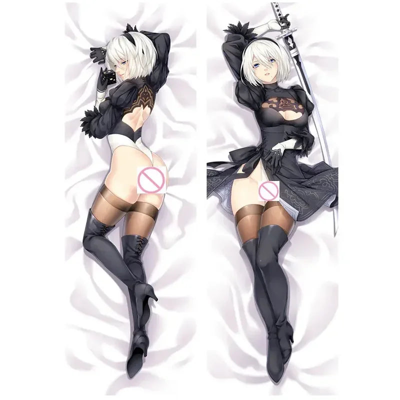 WAIFU Anime NieR:Automata Decorative Pillow Case Double-sided Cover