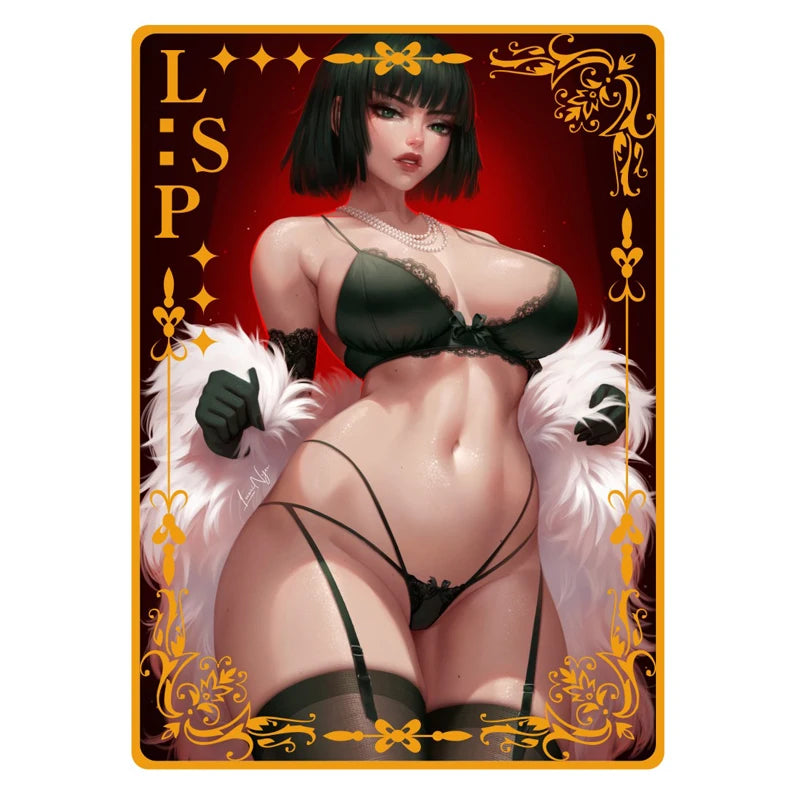 Goddess Story Metal Card Anime Swimwear Girl Collection