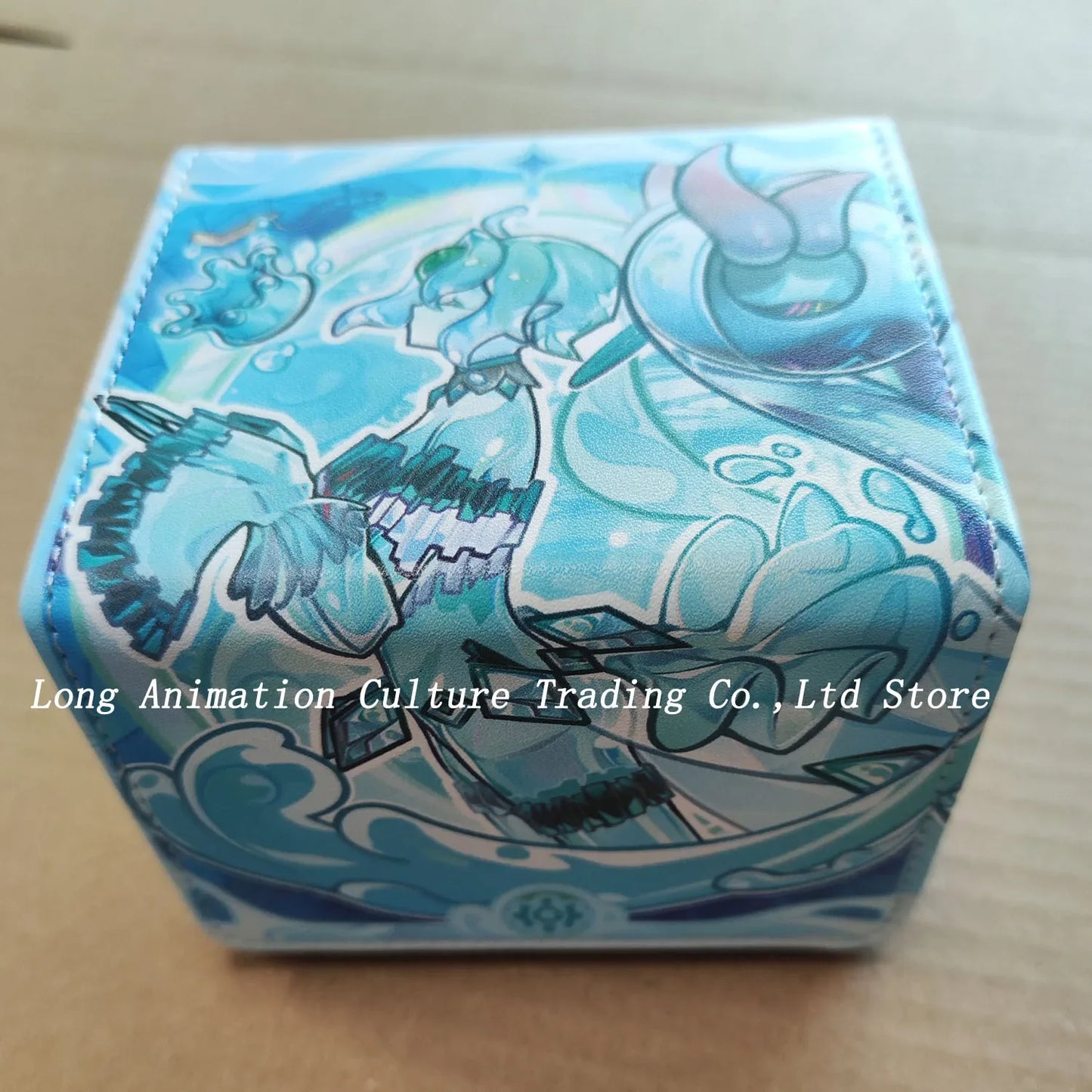 Yugioh Black Magician Girl PU Leather Deck Box Trading Card Storage