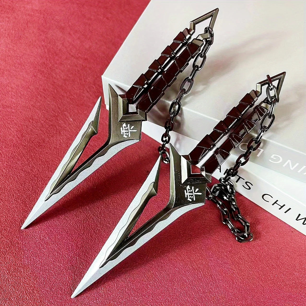 6.3inch Valorant Ninja Katana Metal Shuriken Anime Cosplay Prop Sword