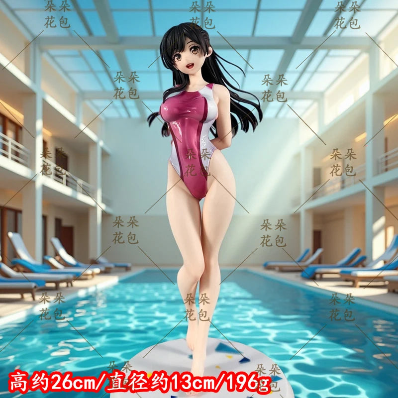 Mizuhara Chizuru Rent a Girlfriend Action Figure Otaku Collectible Toy