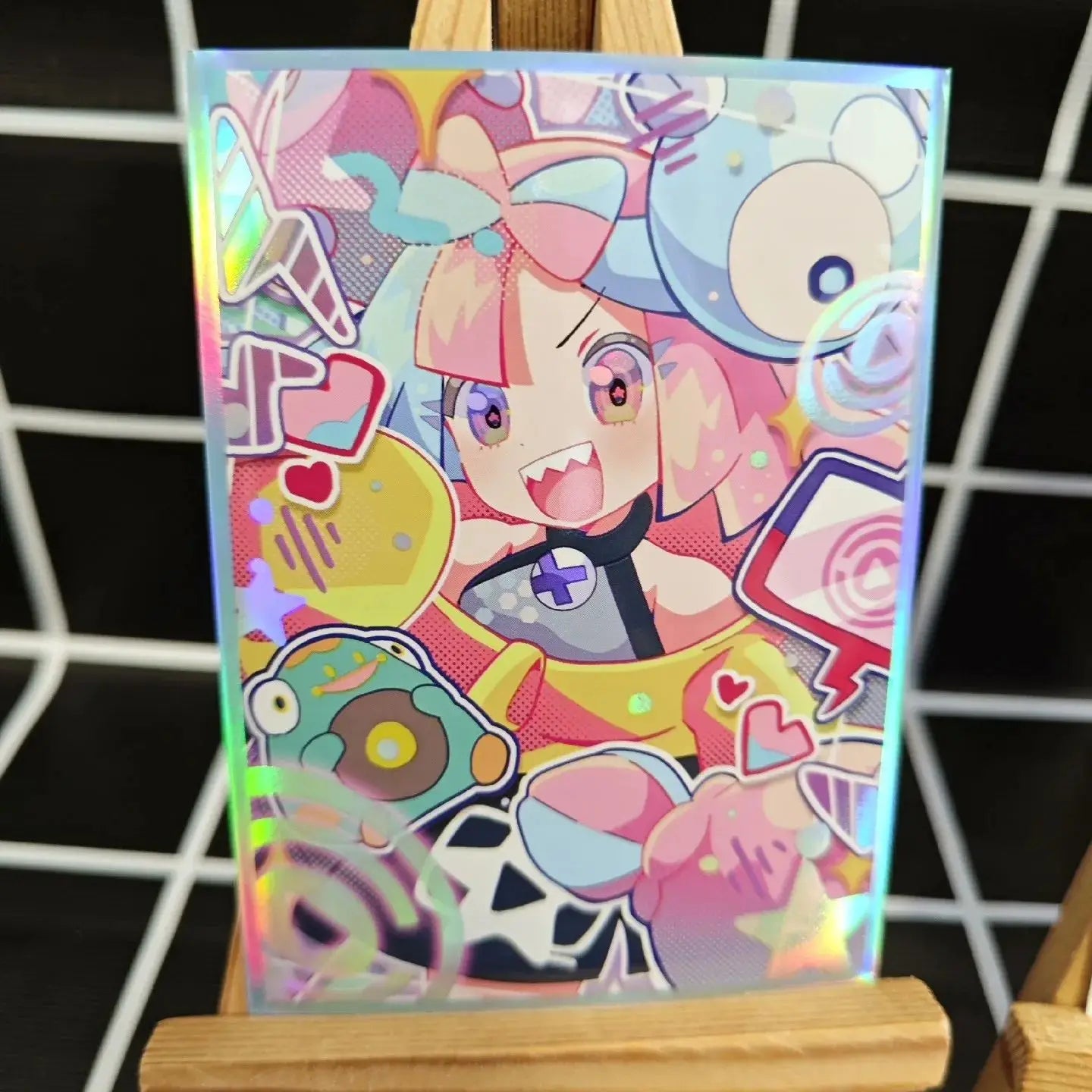 Pokemon Lono Deck Box Cute Anime Girl PTCG Trading Card Storage Case