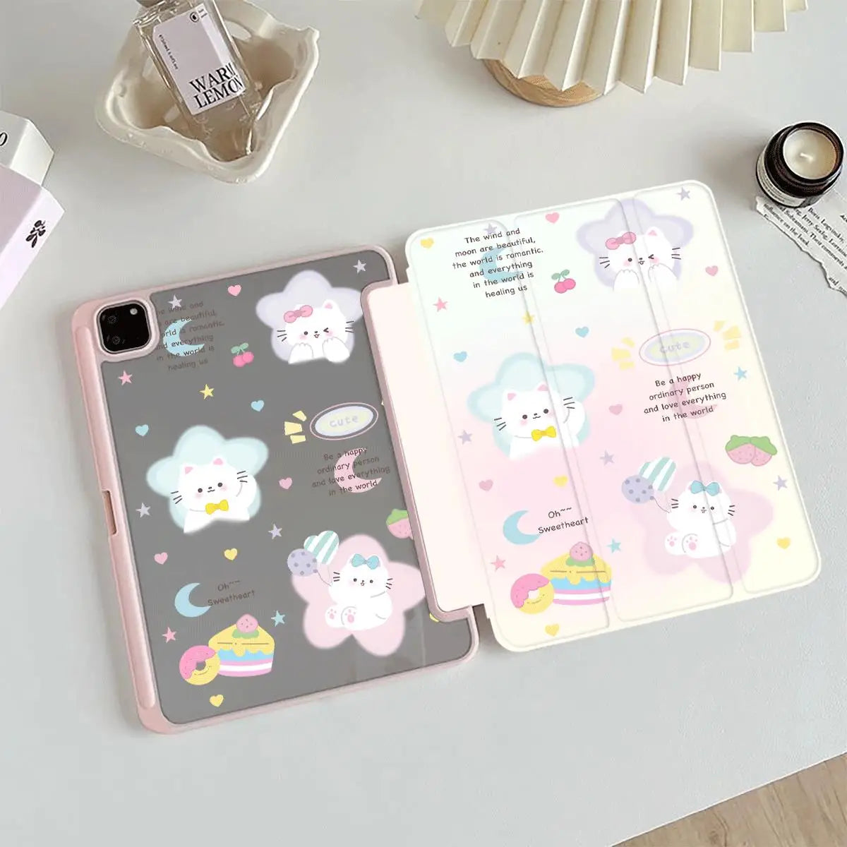 Musical Cat Smart Case for iPad 10.2 11 12.9 Air Pro 6th 5th 2025