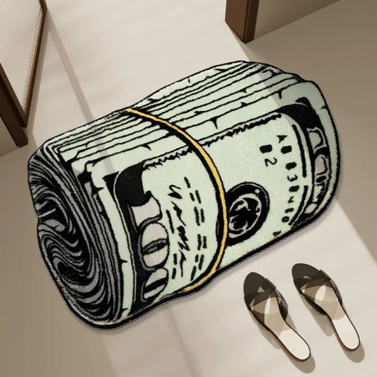 **** Money Creative Carpet Soft Bedroom Living Room Bathroom Rug Mat