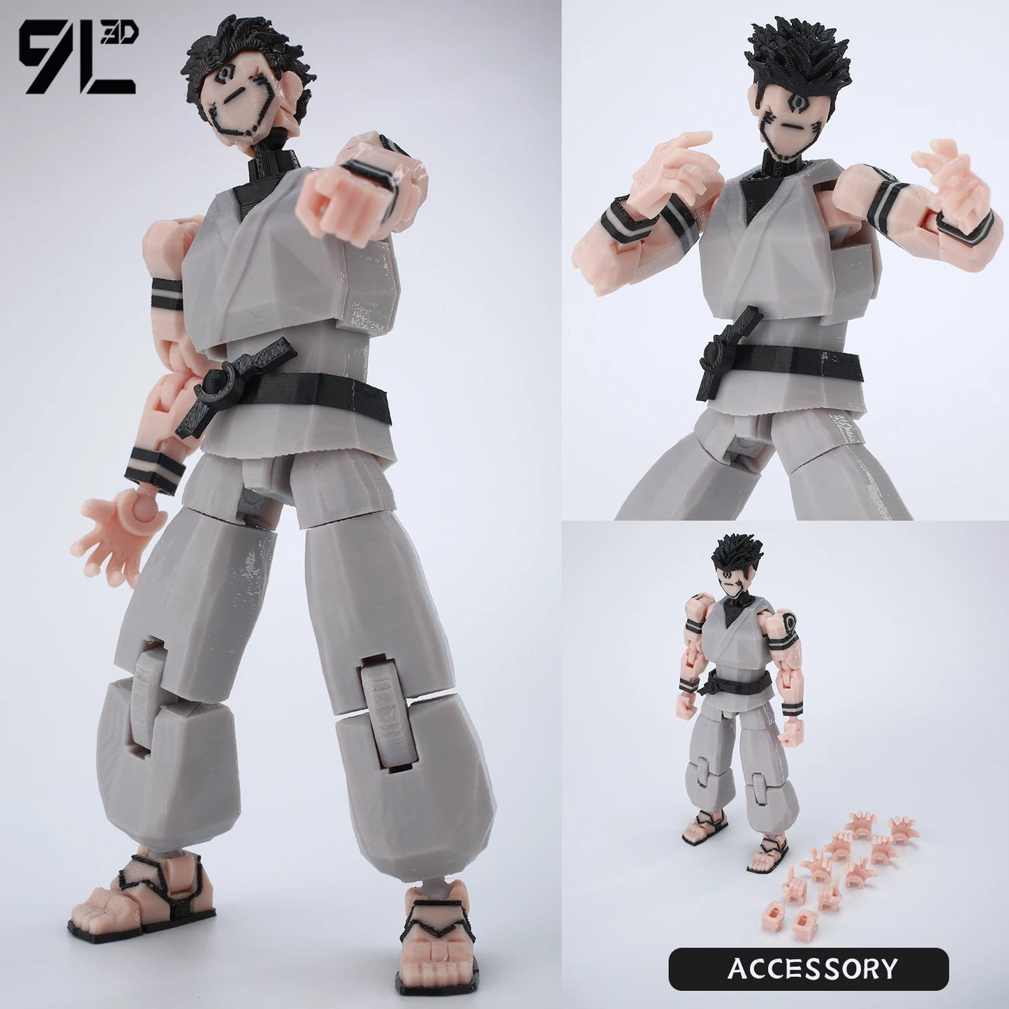 **** 9L3D Printed Jujutsu Kaisen Action Figures Sukuna Yuji Yuta Gojo