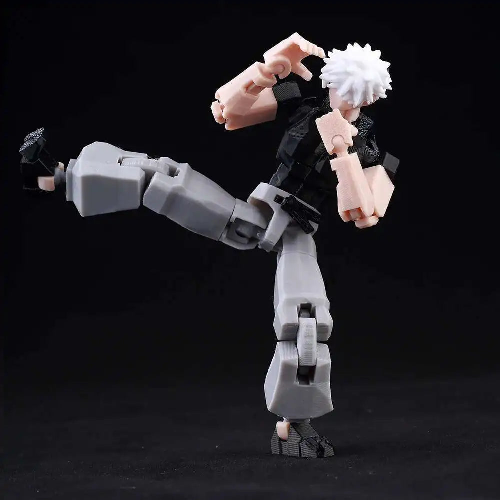 9L3D “Lucky Dummy 13” Gojo-Inspired Action Figure – 5.5 in Multi-Jointed Poseable Model