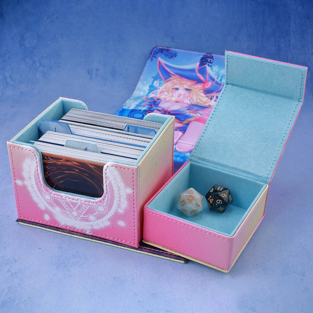 Gacha Dark Magician Girl Deck Box Dicewinder for YGO TCG Card Storage