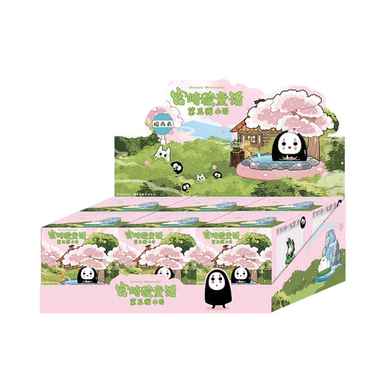 Cherry Blossom Bath Blind Box Studio Ghibli Surprise Figure Set 6-Pack