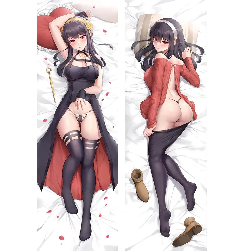 WAIFU Body Dakimakura Cover Hugging Fullbody Anime Pillowcase Double-Sided