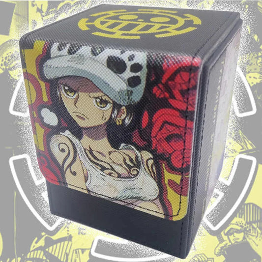 One Piece Law Collection Card Storage Box High-End PU Leather