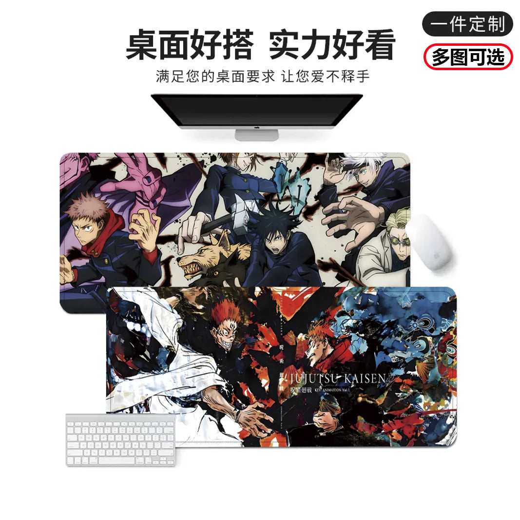 Jujutsu Kaisen Large Mouse Pad Non Slip Gaming Desk Mat Anime Design