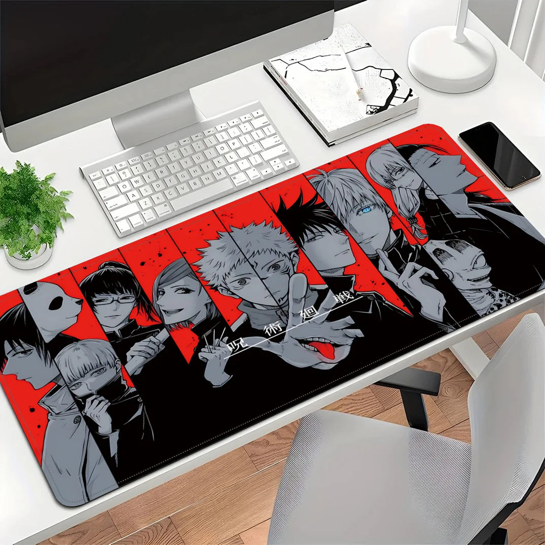 Jujutsu Kaisen Large Mouse Pad Non Slip Gaming Desk Mat Anime Design