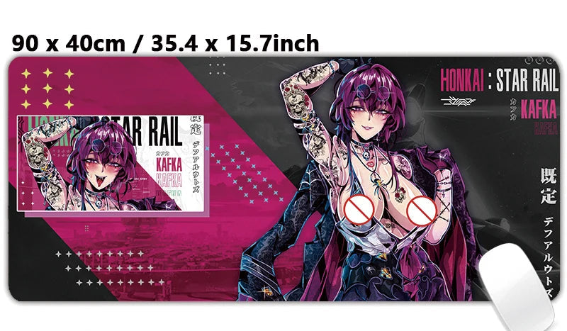 Maxoc “Crimson Control” XXL Kafka Mouse Pad Playmat – 35.4 in x 15.7 in