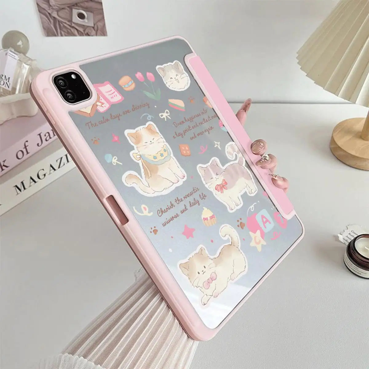 Musical Cat Smart Case for iPad 10.2 11 12.9 Air Pro 6th 5th 2025