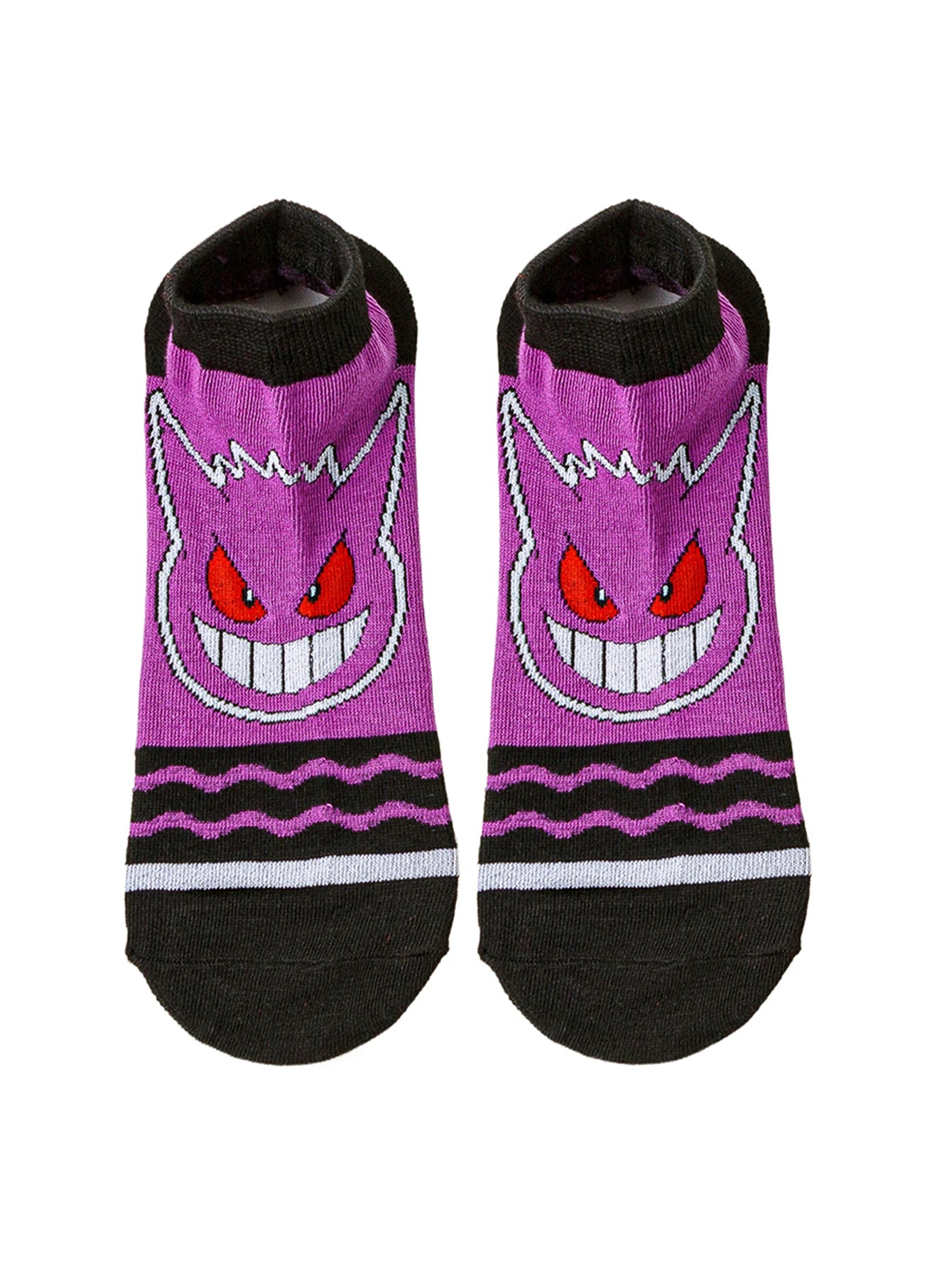 5Pairs BANDAI Pokemon Anime Socks Hip Hop Street Fashion Casual Socks