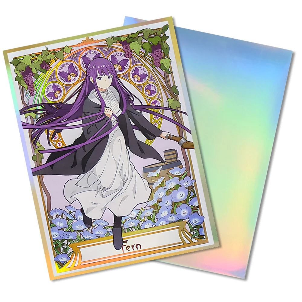 60-120pcs MTG TCG Card Sleeves Top Loading Protectors for Anime Collectors