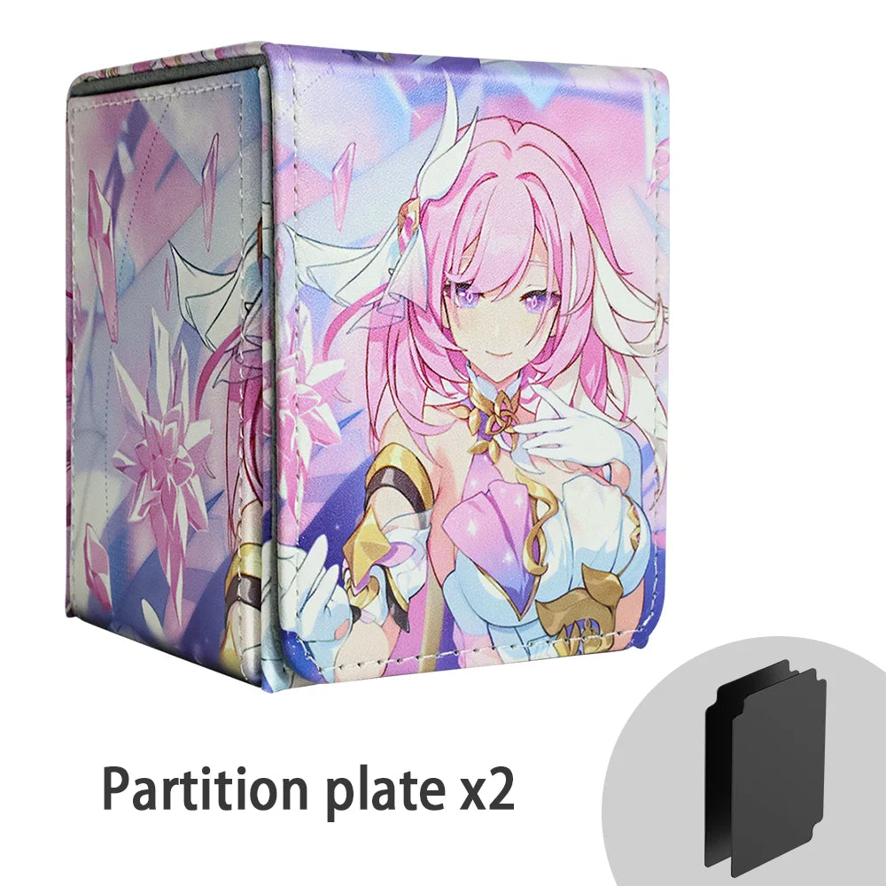 Premium Imitation Leather Trading Card Bag Holds 100+ TCG Cards Compact