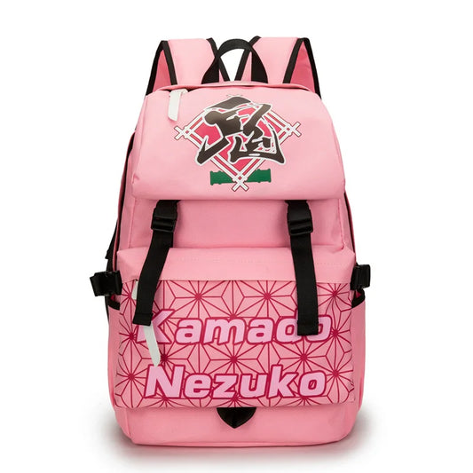 Demon Anime Waterproof Sport Backpack Gym Bag for Men Women Kids
