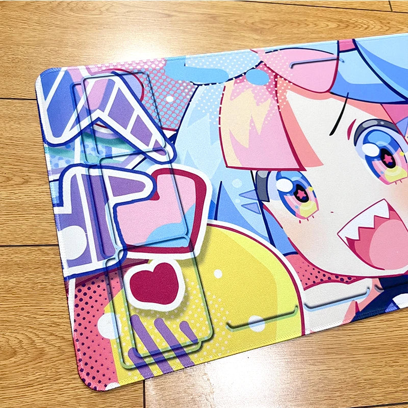 600X300X2Mm PTCG Trainer Nessa Iono Anime Card Mat Waterproof Rubber Pad