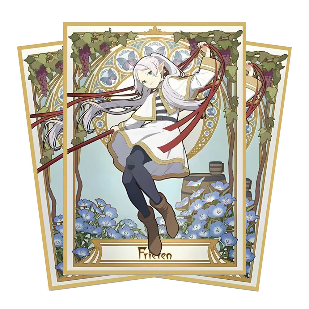 60 PCS Anime Card Sleeves Protector for TCG PTCG PKM Frieren Art