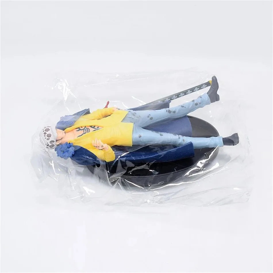 18CM One Piece Luffy Zoro Three-Blade PVC Action Figure Model Collectible