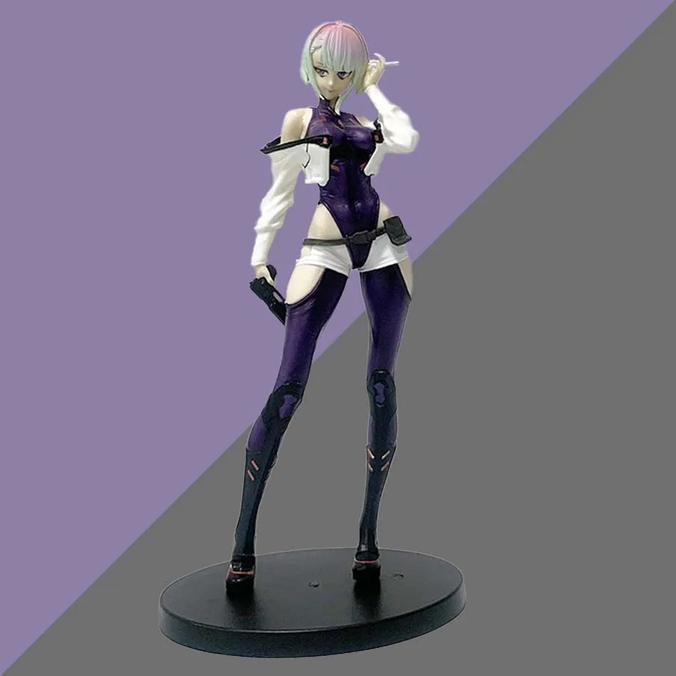 22CM Anime Cyberpunk Edgerunners Lucy Figure PVC Action Model Toy Gift