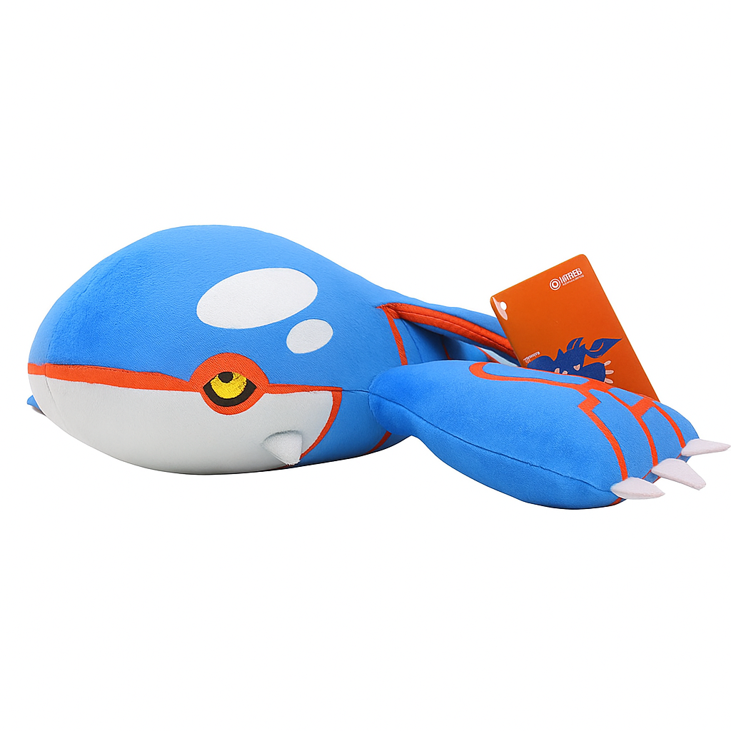 Pokemon Kyogre Plush Stuffie – 8" Legendary Water-Type Toy